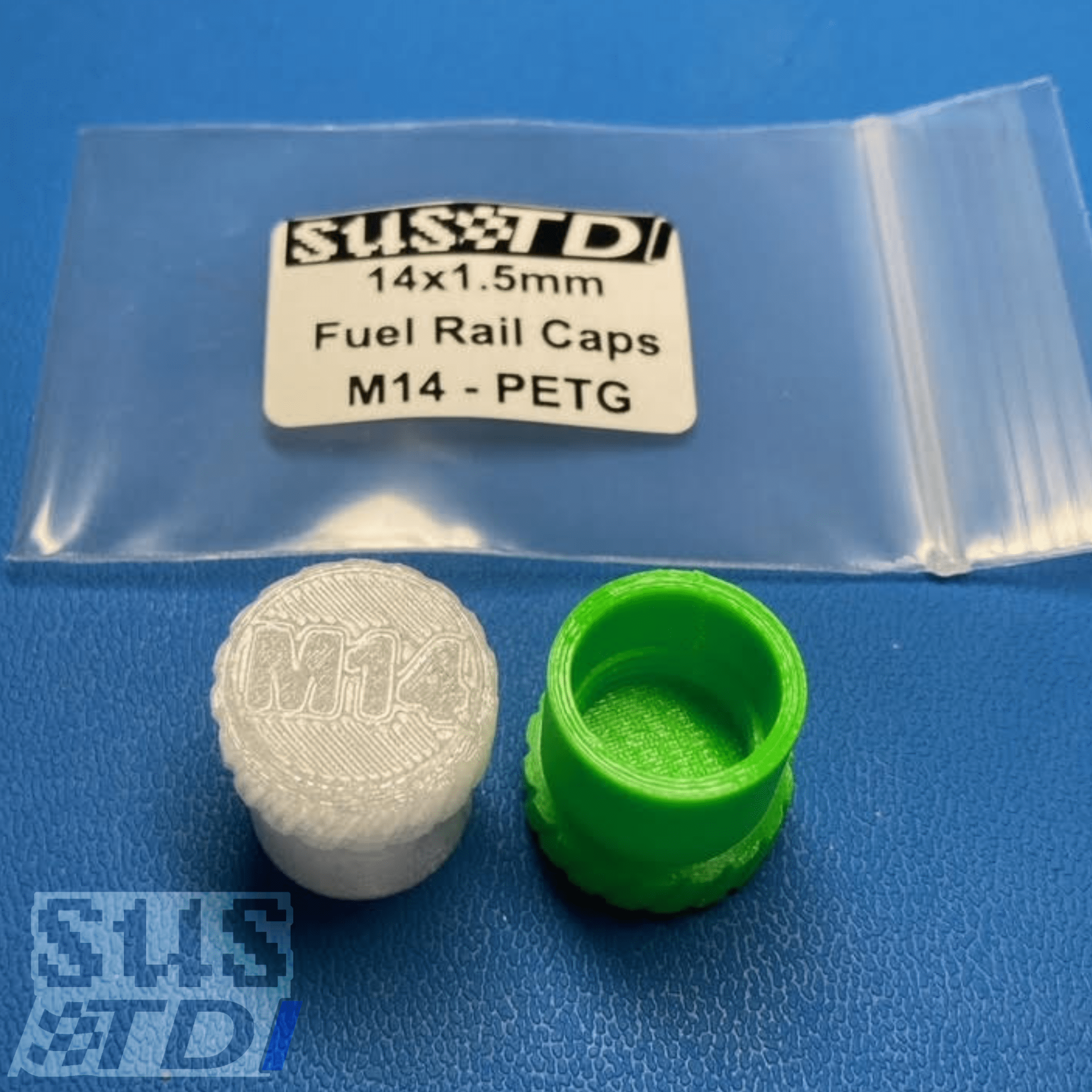 14mm x 1.5mm Rail & Injector Caps (Free 3D Model)