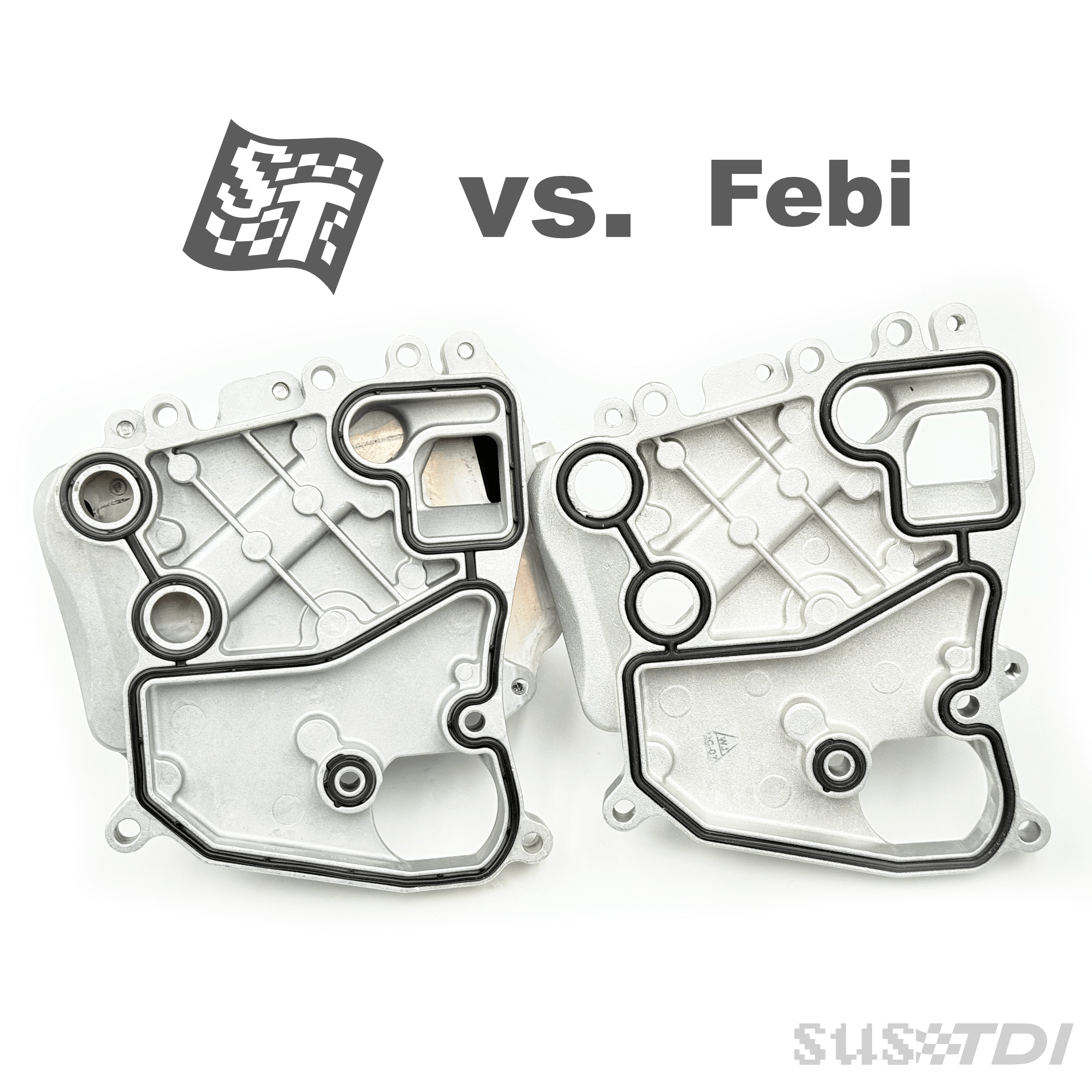 "Fauxbi" Oil Cooler Assembly w/ Proper Seals (3.0 TDI Gen2 2013+) - Image 3