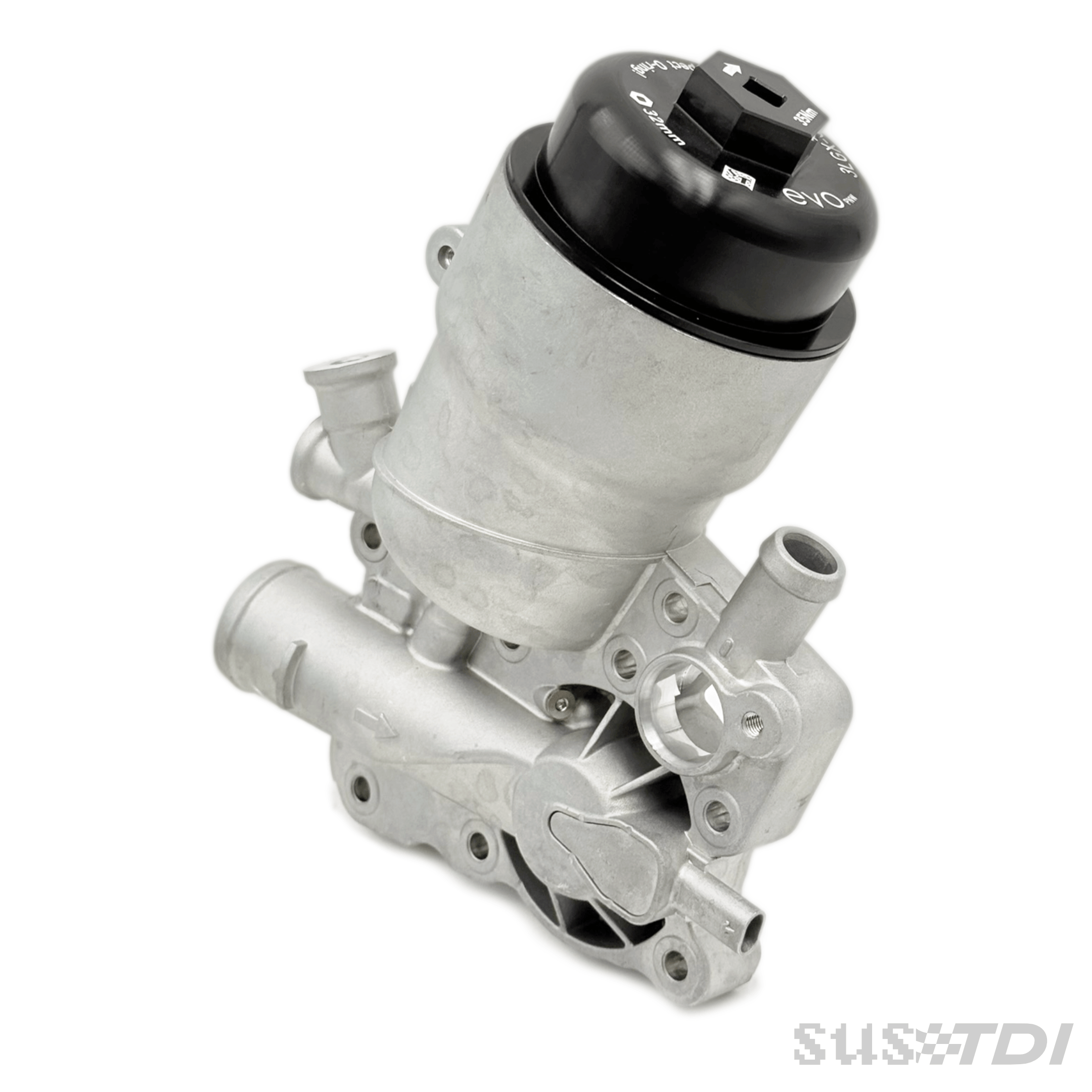 "Evo" 3.0 TDI Billet Oil Filter Cap with Square Drive (Gen1 & 2) - Image 4
